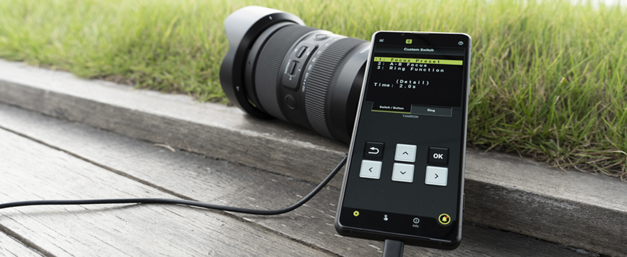 Tamron anuncia el desarrollo del TAMRON Lens Utility Mobile para Android OS